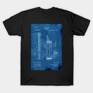 Blueprint Banjo Patent T-Shirt